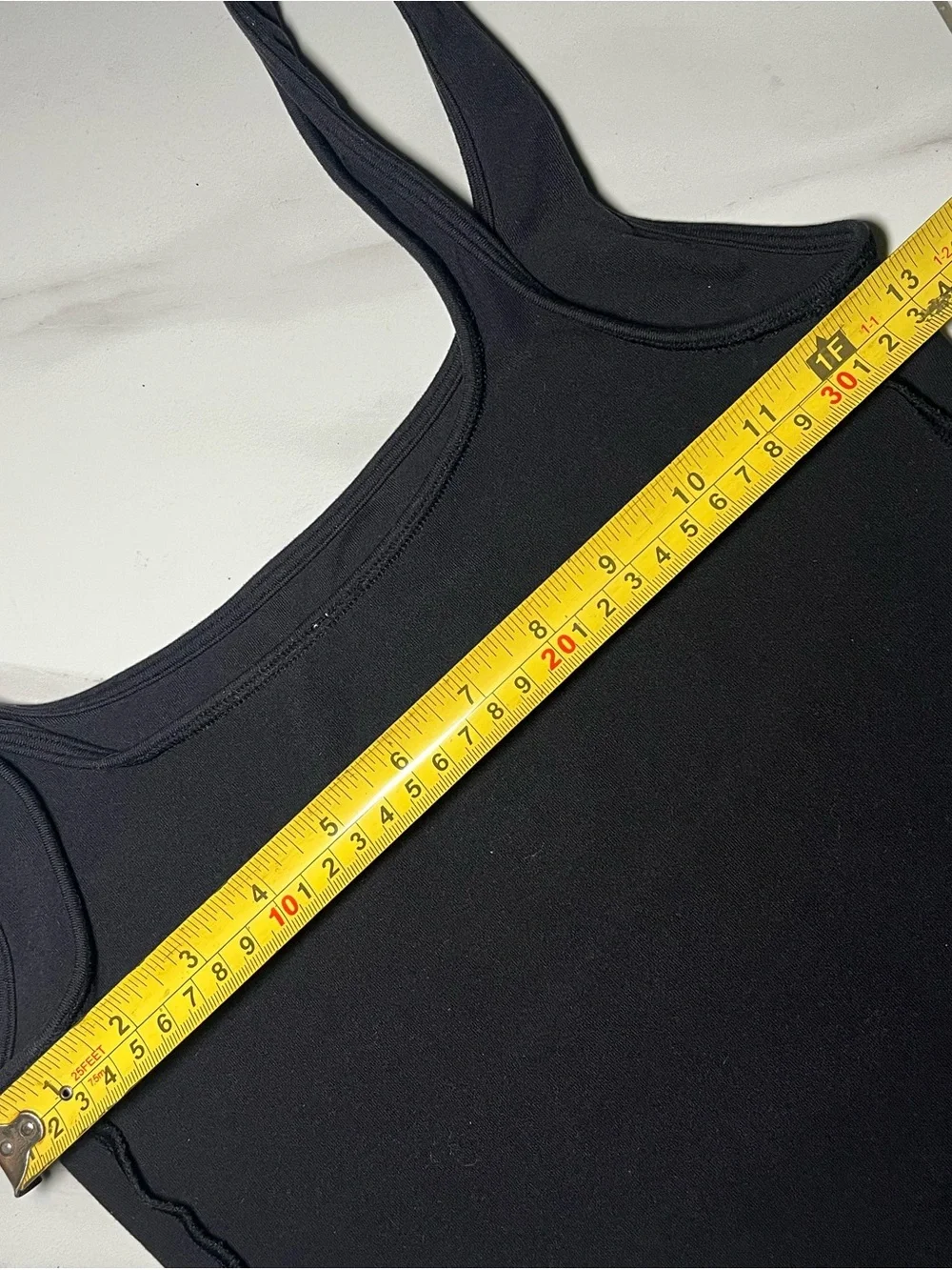 Alo Black High-Cut One-Piece Body Suit